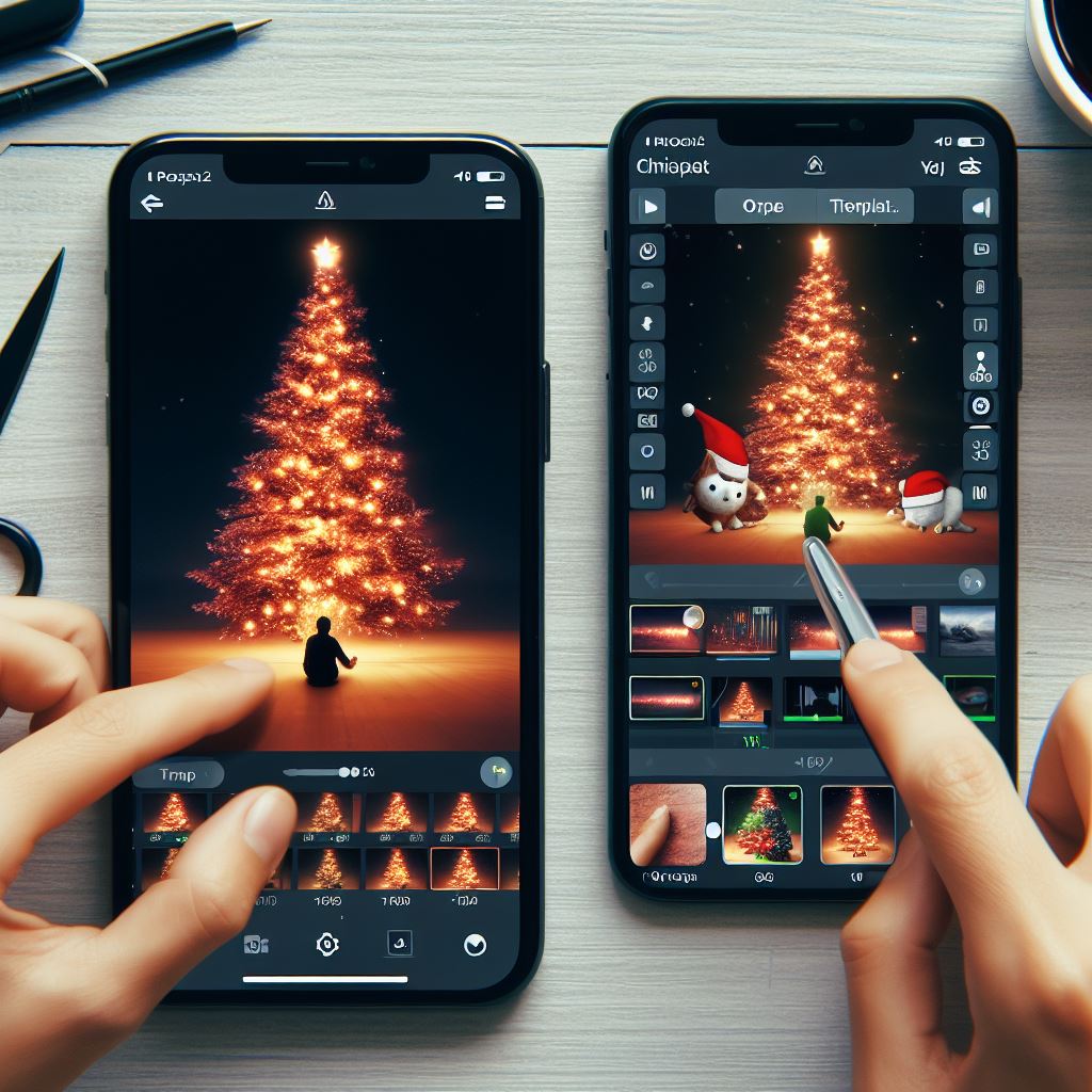 How To Make Christmas tree In CapCut Template