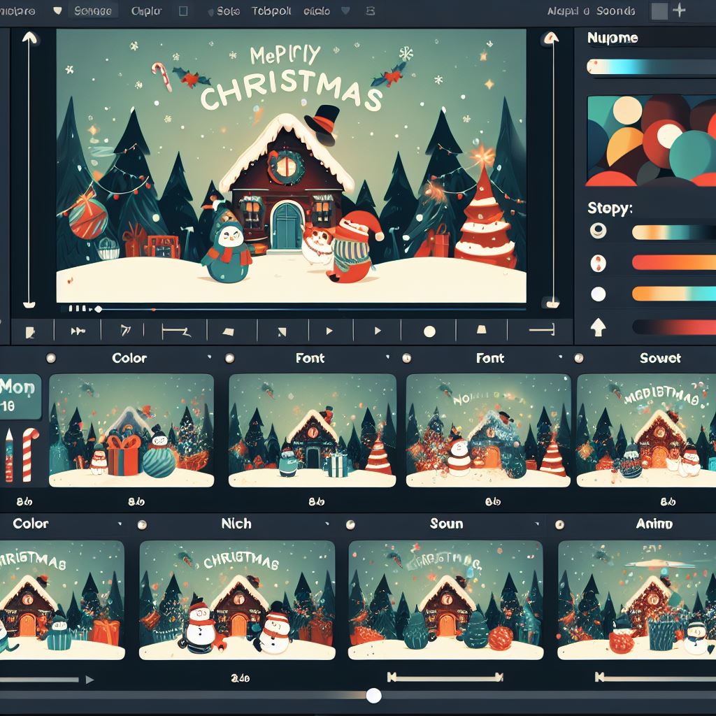 How To Make Christmas Template In CapCut