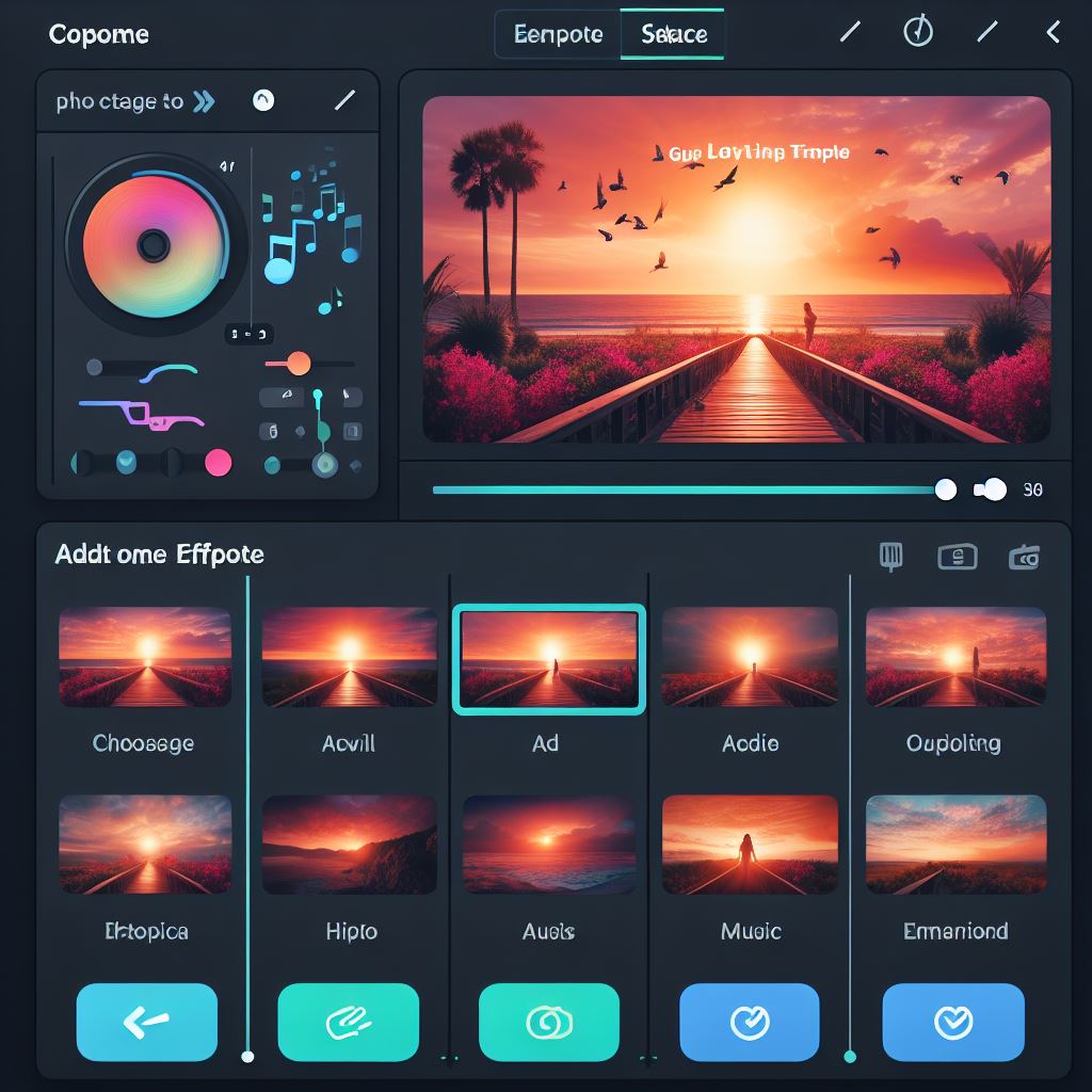 How To Use CapCut Sunset Template