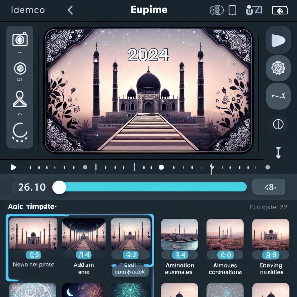 How To Make 2024 Eid Template in Capcut