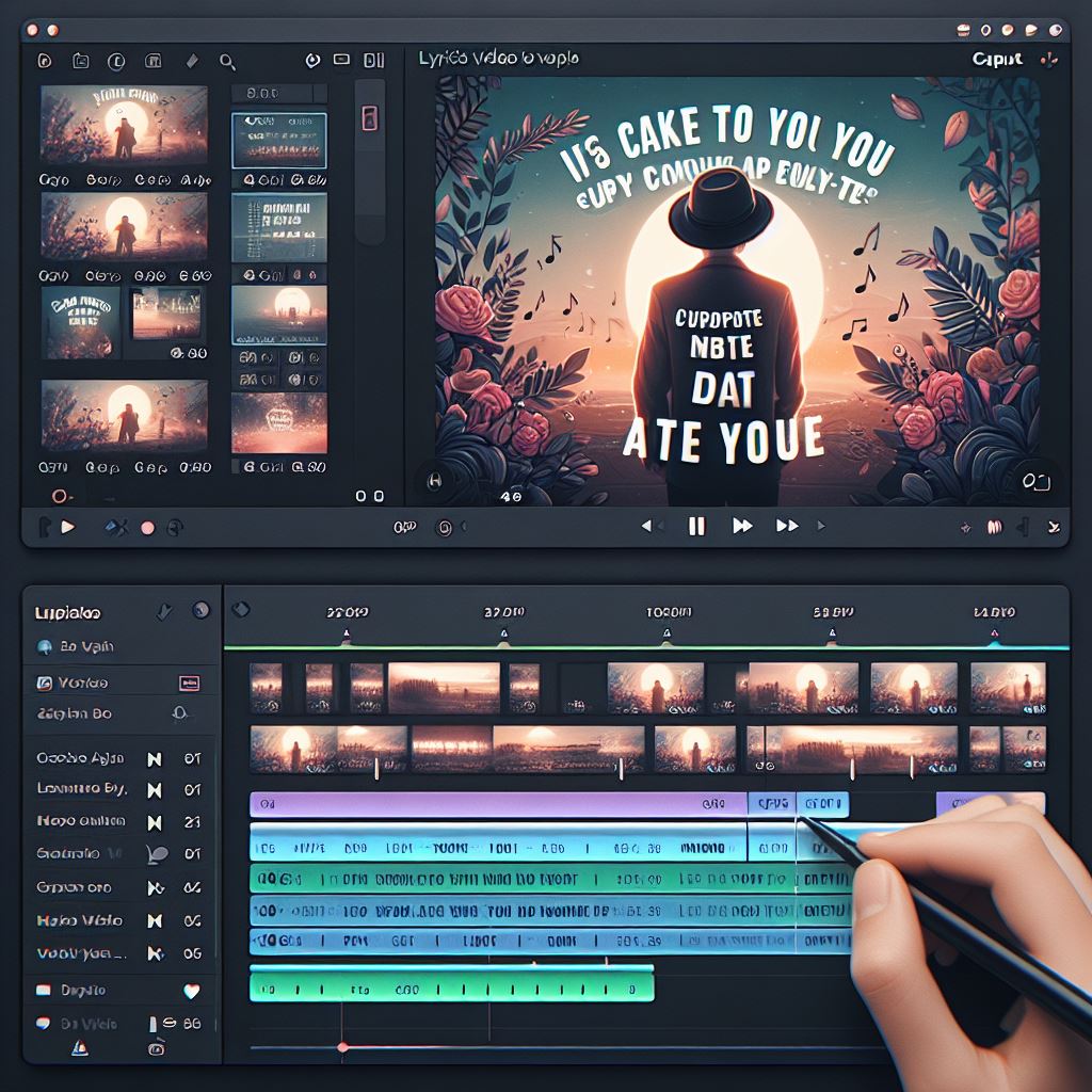 How To Make lyrics Video In CapCut Template