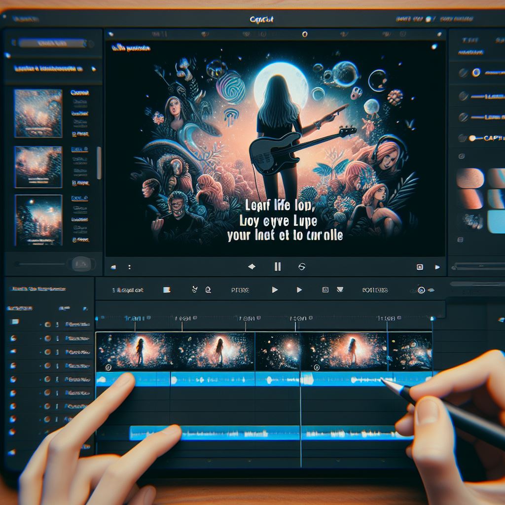 How To Make lyrics Video In CapCut Template